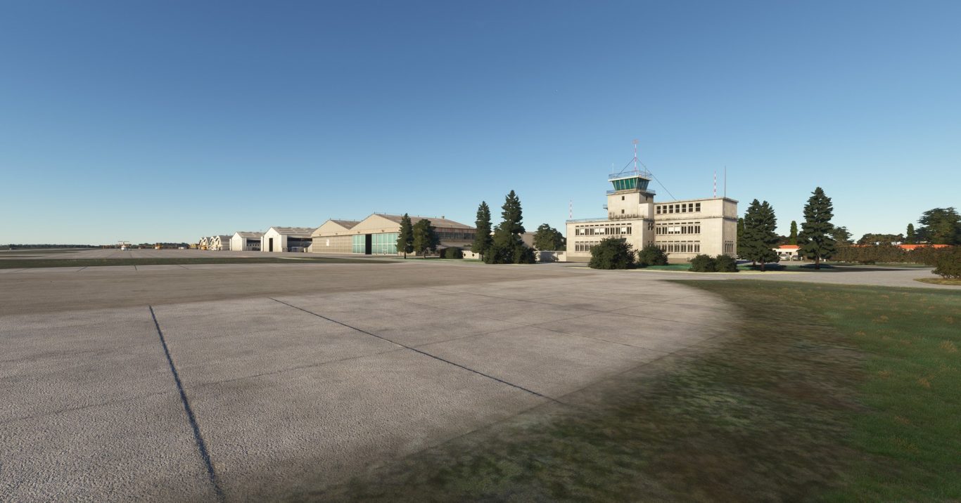 Tour de contrôle de l'aéroport Nimes Garons LFTW pour Microsoft Flight Simulator 2020 - MSFS2020