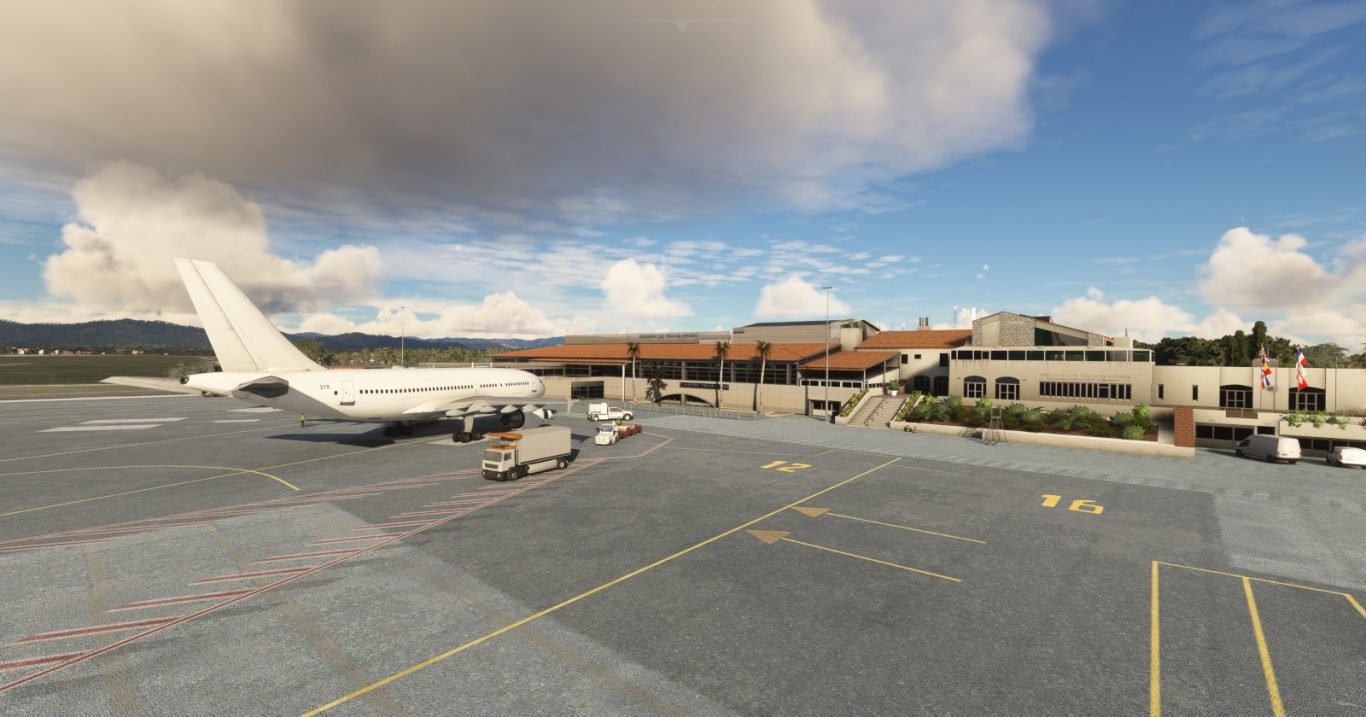 Terminal de l'aéroport Toulon-Hyères LFTH pour Microsoft Flight Simulator MSFS