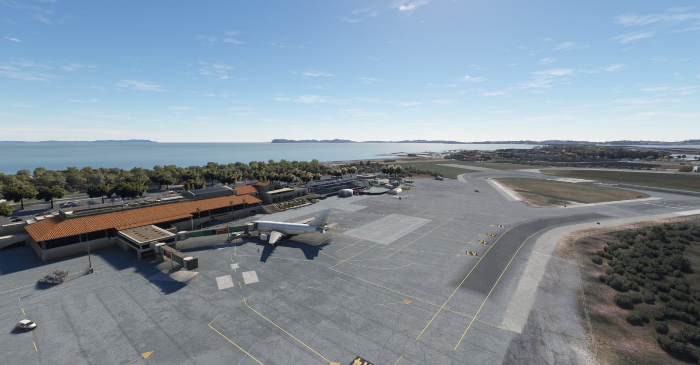 Jetways (Passerelles) de l'aéroport Toulon-Hyères LFTH pour Microsoft Flight Simulator MSFS