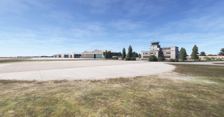 Tour de contrôle de l'aéroport Nimes Garons LFTW pour Microsoft Flight Simulator 2024